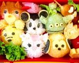 ディズニー ツムツム キャラ弁作り方1写真