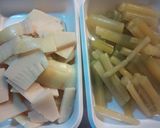 筍とフキとインゲンの煮物作り方1写真