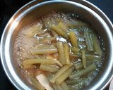 筍とフキとインゲンの煮物作り方4写真