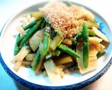 筍とフキとインゲンの煮物作り方6写真