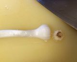 のびるとワカメの辛子味噌和え作り方1写真