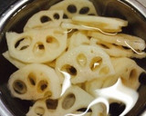 蓮根の青のり塩炒め作り方1写真