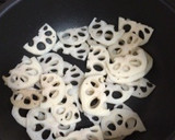 蓮根の青のり塩炒め作り方2写真