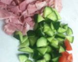 中学生が作る簡単炒飯作り方1写真
