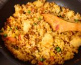 ある日の炒飯。パラパラのコツ。作り方10写真