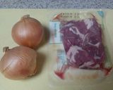 お酢でさっぱり！私の豚丼作り方1写真