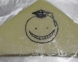 カリッと焼チーズのキャラ弁シートベース作り方3写真