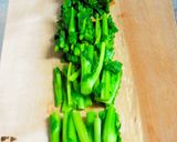 菜の花とスモークサーモンのマスタード和え作り方2写真