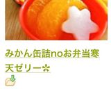 みかん缶詰noお弁当寒天ゼリー作り方10写真