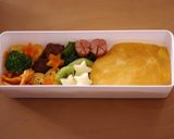 クルマのキャラ弁当☆新型MINI車の弁当作り方2写真