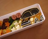 クルマのキャラ弁当☆新型MINI車の弁当作り方6写真