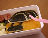 クルマのキャラ弁当☆新型MINI車の弁当作り方5写真