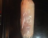 ニンニクの芽でチキンロール作り方2写真
