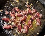 春味♪ホタルイカと菜の花のペペロンチーノ作り方5写真