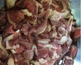 ★クセになる！モツの煮込み★作り方1写真