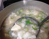 とろ〜り長芋とオクラと豆腐の味噌汁♪作り方5写真