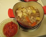 肉じゃがとトマト缶でリメイク★和風カレー作り方1写真