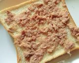 ツナと椎茸の胡麻塩昆布和トースト作り方3写真