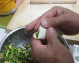 中国の家庭料理☆にらと卵の大判焼餃子作り方6写真