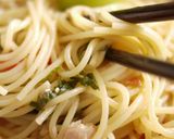 ランチ・ブランチに♪梅トマト冷製パスタ作り方3写真