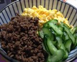 キムチがあう！我が家の三色丼☆作り方5写真