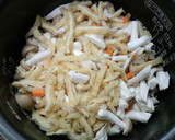 ほっこり～♡しめじたっぷりの炊き込みご飯作り方5写真