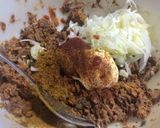 鯖缶deカレー春巻き作り方1写真