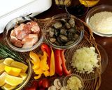 かんたん♪あさりのホットプレートパエリア作り方1写真
