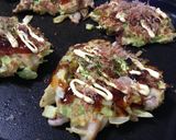 玉ねぎとネギとキャベツのお好み焼き作り方7写真