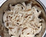 簡単♡ごま油でザーサイと茹で鶏のサラダ作り方4写真