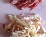 サラミとさきいかのバターバター作り方3写真