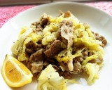 簡単絶品♡キャベツと豚肉のネギ塩だれ炒め作り方4写真