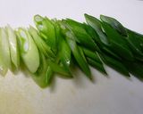 葱香りをするナマコ料理・・葱香海参作り方5写真