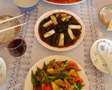 葱香りをするナマコ料理・・葱香海参作り方16写真