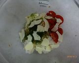 ✿ミニトマトとチーズの焼きおにぎり✿作り方2写真
