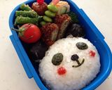 初心者でも簡単♪パンダキャラ弁作り方10写真