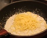舞茸で☆海老クリームパスタポルチーニ風作り方4写真