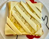夏の爽快!うめマッシュドトースト!作り方2写真