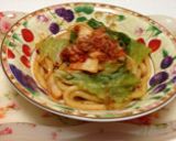 焼キムチうどん作り方4写真