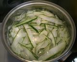 ズッキーニとモッツァレラのパスタ作り方3写真