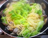春キャベツtoあさりnoスープパスタ作り方5写真