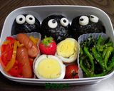 子どもが自分で作るキャラ弁＊ススワタリ作り方22写真