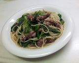 レタスとホタルイカのスープパスタ作り方3写真