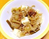 モヤシと玉葱と茎大蒜と豆腐のくたくた煮作り方5写真