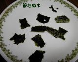 子どもが自分で作るキャラ弁＊ススワタリ作り方4写真