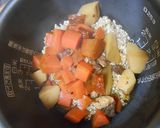 オレンジ煮の炊き込みご飯作り方4写真
