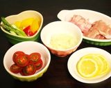 ホットプレートで簡単☆チキンパエリア作り方1写真