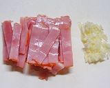 山菜とベーコンの和風スパゲッティ作り方1写真