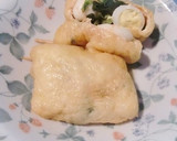 トマトソースで、うずらの卵の巾着を作り方5写真