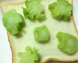 魚ニソ×ブロ茎の塩昆布マヨケチャトースト作り方3写真
